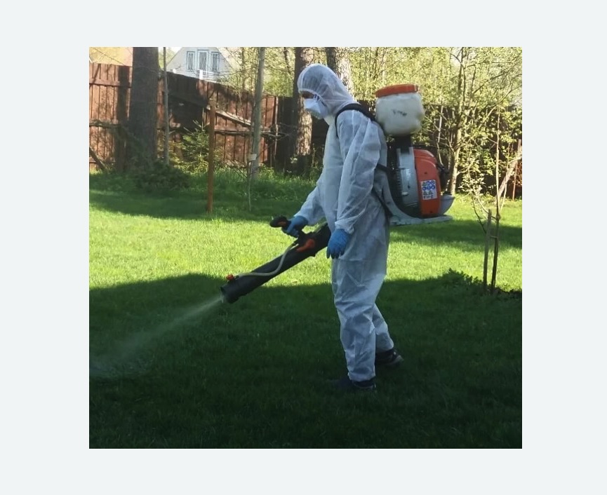 Обработка территории от клещей в Замоскворечье города Москвы